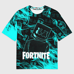 Мужская футболка оверсайз Fortnite Marshmello