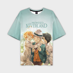 Футболка оверсайз мужская The Promised Neverland, цвет: 3D-принт