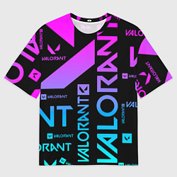 Футболка оверсайз мужская Valorant, цвет: 3D-принт