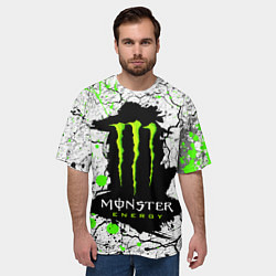 Футболка оверсайз мужская MONSTER ENERGY Z, цвет: 3D-принт — фото 2