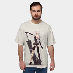 Футболка оверсайз мужская A2, цвет: 3D-принт — фото 2