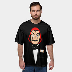 Футболка оверсайз мужская Бумажный Дом, цвет: 3D-принт — фото 2