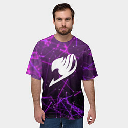 Футболка оверсайз мужская Fairy Tail, цвет: 3D-принт — фото 2