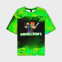 Футболка оверсайз мужская Minecraft 1, цвет: 3D-принт