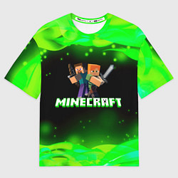 Футболка оверсайз мужская Minecraft 1, цвет: 3D-принт