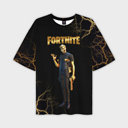 Мужская футболка оверсайз Gold Midas Fortnite 2