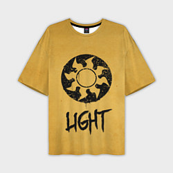 Мужская футболка оверсайз Emblems Light