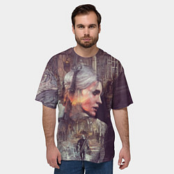 Футболка оверсайз мужская Ведьмак, цвет: 3D-принт — фото 2
