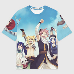 Мужская футболка оверсайз FAIRY TAIL ХВОСТ ФЕИ