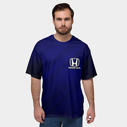 Футболка оверсайз мужская HONDA, цвет: 3D-принт — фото 2