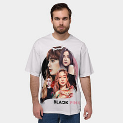 Футболка оверсайз мужская Blackpink, цвет: 3D-принт — фото 2