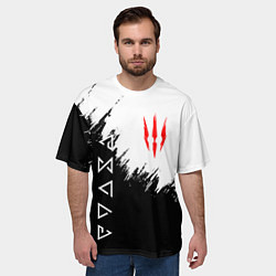 Футболка оверсайз мужская The Witcher, цвет: 3D-принт — фото 2
