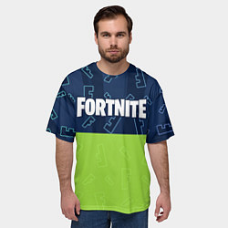 Футболка оверсайз мужская FORTNITE ФОРТНАЙТ, цвет: 3D-принт — фото 2