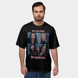 Футболка оверсайз мужская BLACKPINK, цвет: 3D-принт — фото 2