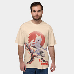 Футболка оверсайз мужская Mewtwo, цвет: 3D-принт — фото 2