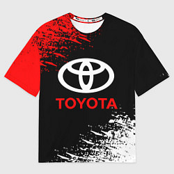 Футболка оверсайз мужская TOYOTA, цвет: 3D-принт