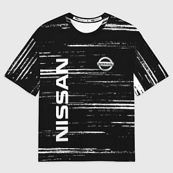 Футболка оверсайз мужская NISSAN, цвет: 3D-принт