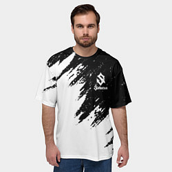 Футболка оверсайз мужская Sabaton, цвет: 3D-принт — фото 2