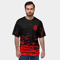 Футболка оверсайз мужская Sabaton, цвет: 3D-принт — фото 2