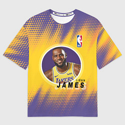 Футболка оверсайз мужская LeBron James, цвет: 3D-принт