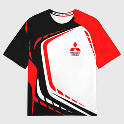 Футболка оверсайз мужская Mitsubishi EVO Uniform, цвет: 3D-принт