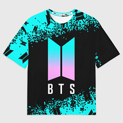 Мужская футболка оверсайз BTS БТС