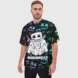 Футболка оверсайз мужская MARSHMELLO, цвет: 3D-принт — фото 2