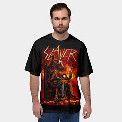 Футболка оверсайз мужская Slayer, цвет: 3D-принт — фото 2