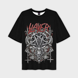 Мужская футболка оверсайз Slayer