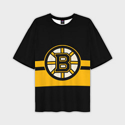 Футболка оверсайз мужская BOSTON BRUINS NHL, цвет: 3D-принт