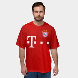 Футболка оверсайз мужская FC Bayern Munchen, цвет: 3D-принт — фото 2