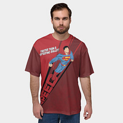 Футболка оверсайз мужская SPEED, цвет: 3D-принт — фото 2