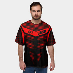 Футболка оверсайз мужская Экзоскелет СССР, цвет: 3D-принт — фото 2