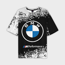 Мужская футболка оверсайз BMW БМВ