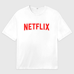 Футболка оверсайз мужская NETFLIX, цвет: 3D-принт