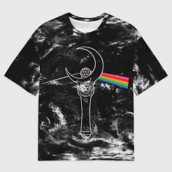 Футболка оверсайз мужская Dark Side of the Moon Stick, цвет: 3D-принт
