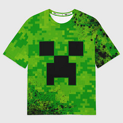 Футболка оверсайз мужская MINECRAFT МАЙНКРАФТ, цвет: 3D-принт