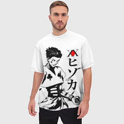 Футболка оверсайз мужская Hunter x Hunter, Hisoka, цвет: 3D-принт — фото 2