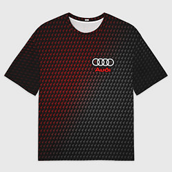 Футболка оверсайз мужская AUDI АУДИ, цвет: 3D-принт