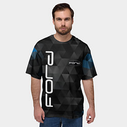 Футболка оверсайз мужская FORD, цвет: 3D-принт — фото 2