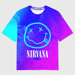 Футболка оверсайз мужская NIRVANA НИРВАНА, цвет: 3D-принт