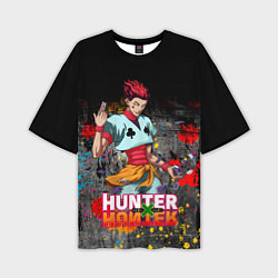 Мужская футболка оверсайз Хисока Hunter x Hunter