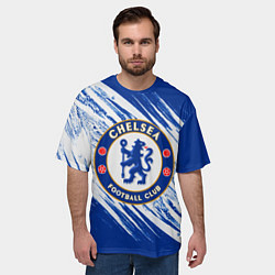 Футболка оверсайз мужская Chelsea, цвет: 3D-принт — фото 2