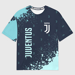 Футболка оверсайз мужская JUVENTUS ЮВЕНТУС, цвет: 3D-принт
