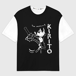 Футболка оверсайз мужская Kirito, цвет: 3D-принт
