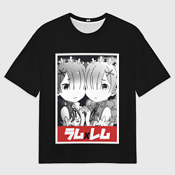 Футболка оверсайз мужская Re:Zero, цвет: 3D-принт