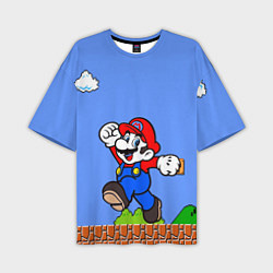 Футболка оверсайз мужская Mario, цвет: 3D-принт