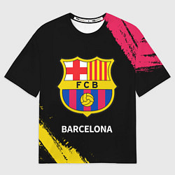 Футболка оверсайз мужская BARCELONA БАРСЕЛОНА, цвет: 3D-принт