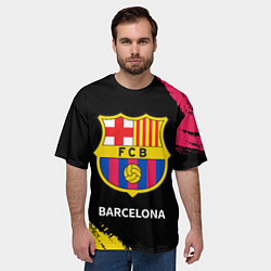 Футболка оверсайз мужская BARCELONA БАРСЕЛОНА, цвет: 3D-принт — фото 2