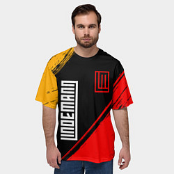 Футболка оверсайз мужская LINDEMANN ЛИНДЕМАНН, цвет: 3D-принт — фото 2